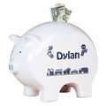 Personalized Transportation Piggy Bank - MyBambino.com