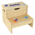 Rocket Natural Storage Step Stool - MyBambino.com