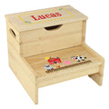 Barnyard Natural Storage Step Stool - MyBambino.com