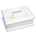 Personalized Celestial Moon Lift Top Jewelry Box - MyBambino.com