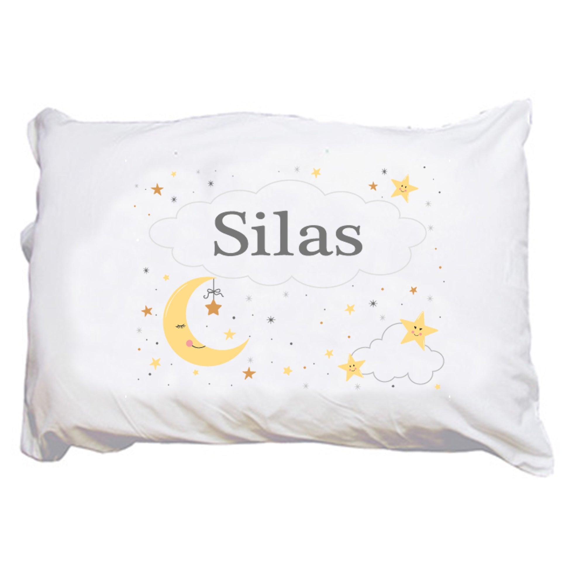 Personalized Celestial Moon Pillowcase - MyBambino.com
