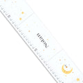 Personalized Celestial Moon White Growth Chart - MyBambino.com