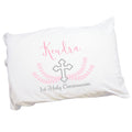 Personalized Pillowcase - Pink Cross - MyBambino.com