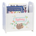 Personalized Book Caddy - Floral Sloth - MyBambino.com