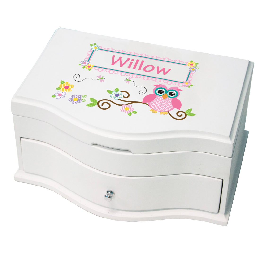 Girl's Princess Jewelry Box - Calico Owl - MyBambino.com