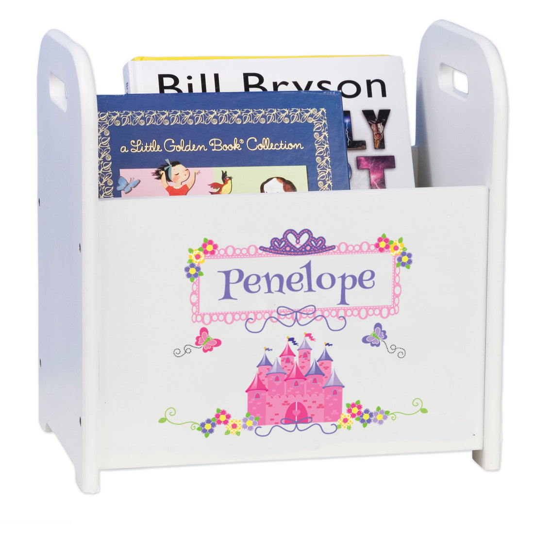 Personalized Book Caddy - Princess Castle - MyBambino.com