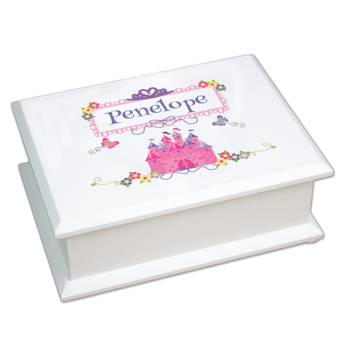 Lift Top Jewelry Box - Princess Castle - MyBambino.com