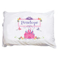 Personalized Girl's Princess Castle Pillowcase - MyBambino.com
