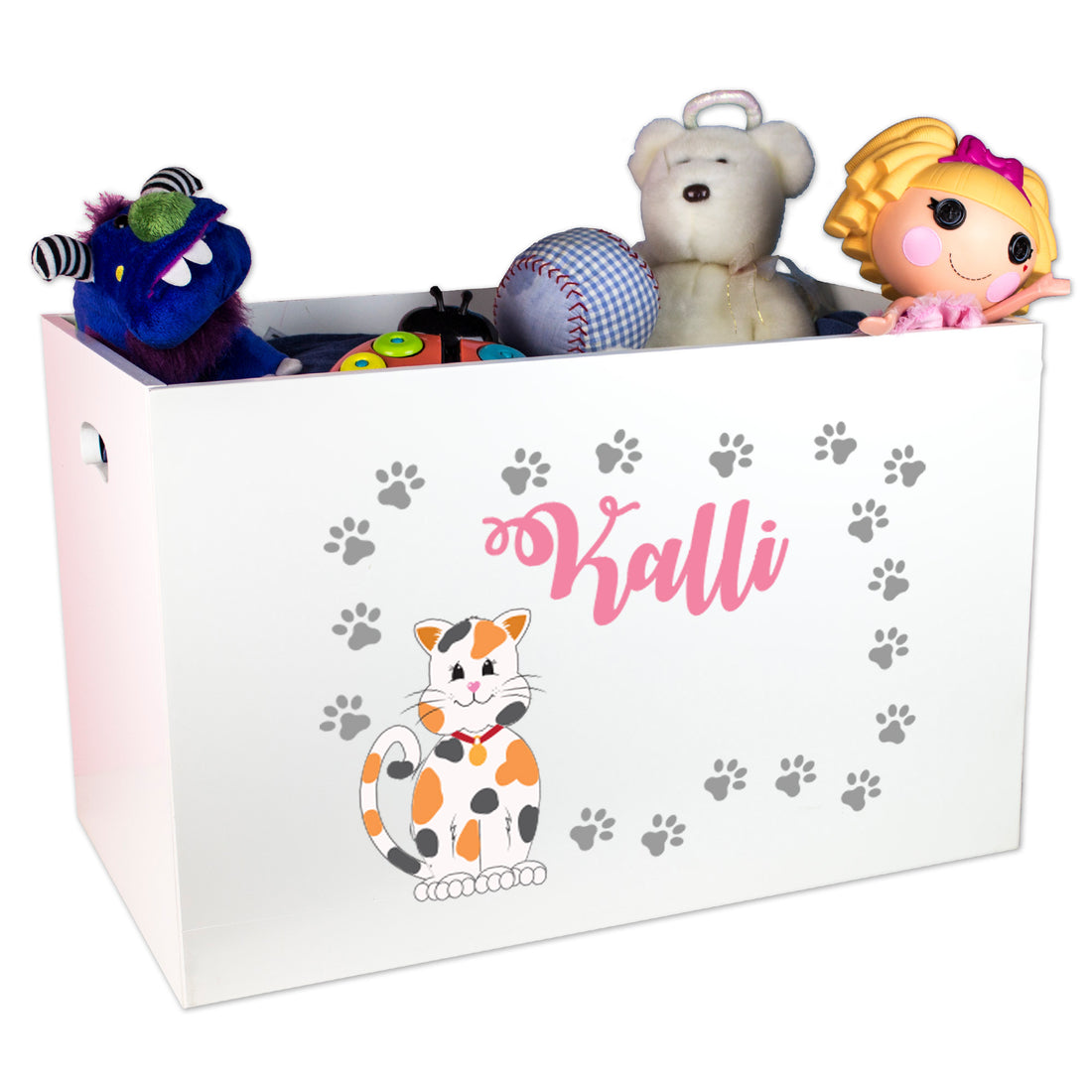 Personalized Open Toy Box - Pet Breed Design - MyBambino.com