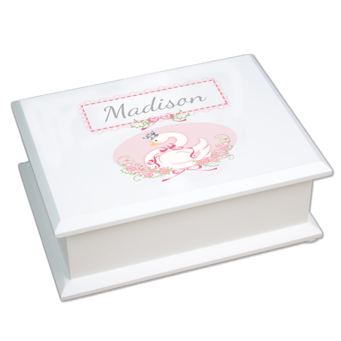 Lift Top Jewelry Box - Princess Swan - MyBambino.com