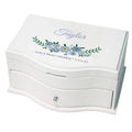 Personalized Princess Jewelry Box - Blue Spring Floral - MyBambino.com