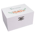Personalized Ballerina Jewelry Box - Blush Spring Floral - MyBambino.com