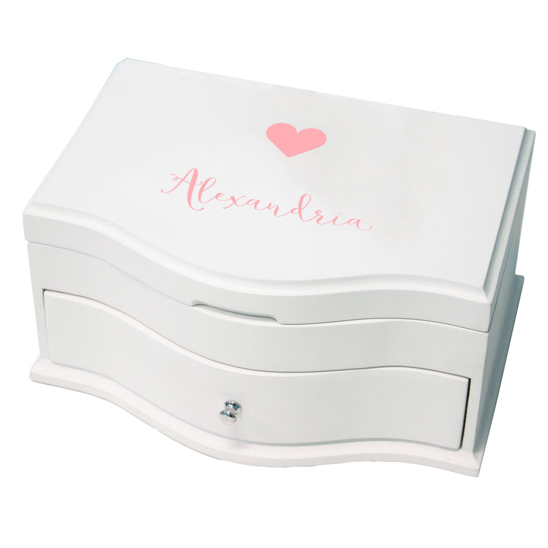 Princess Jewelry Box - Pink Heart - MyBambino.com