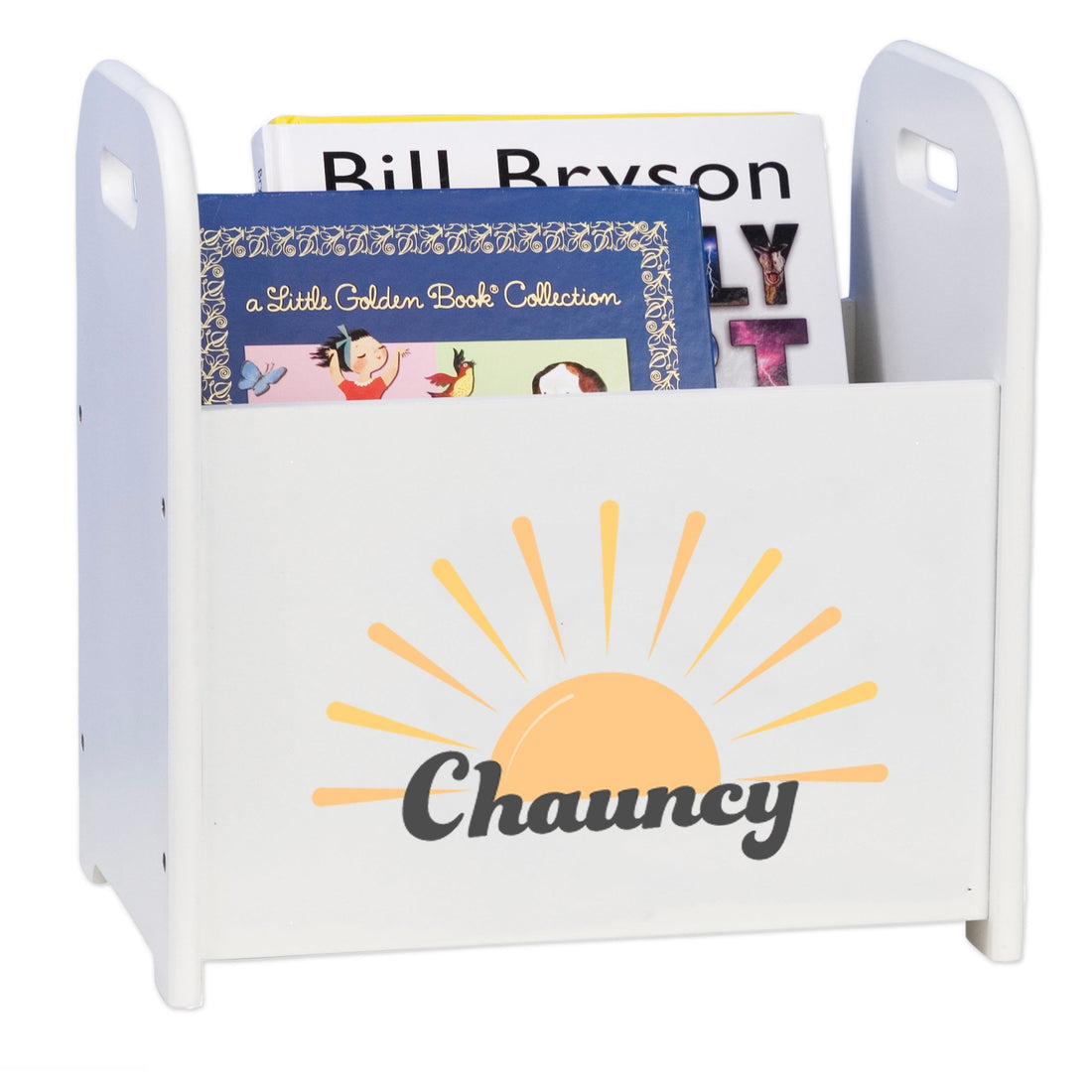 Personalized Book Caddy - Retro Sunburst - MyBambino.com