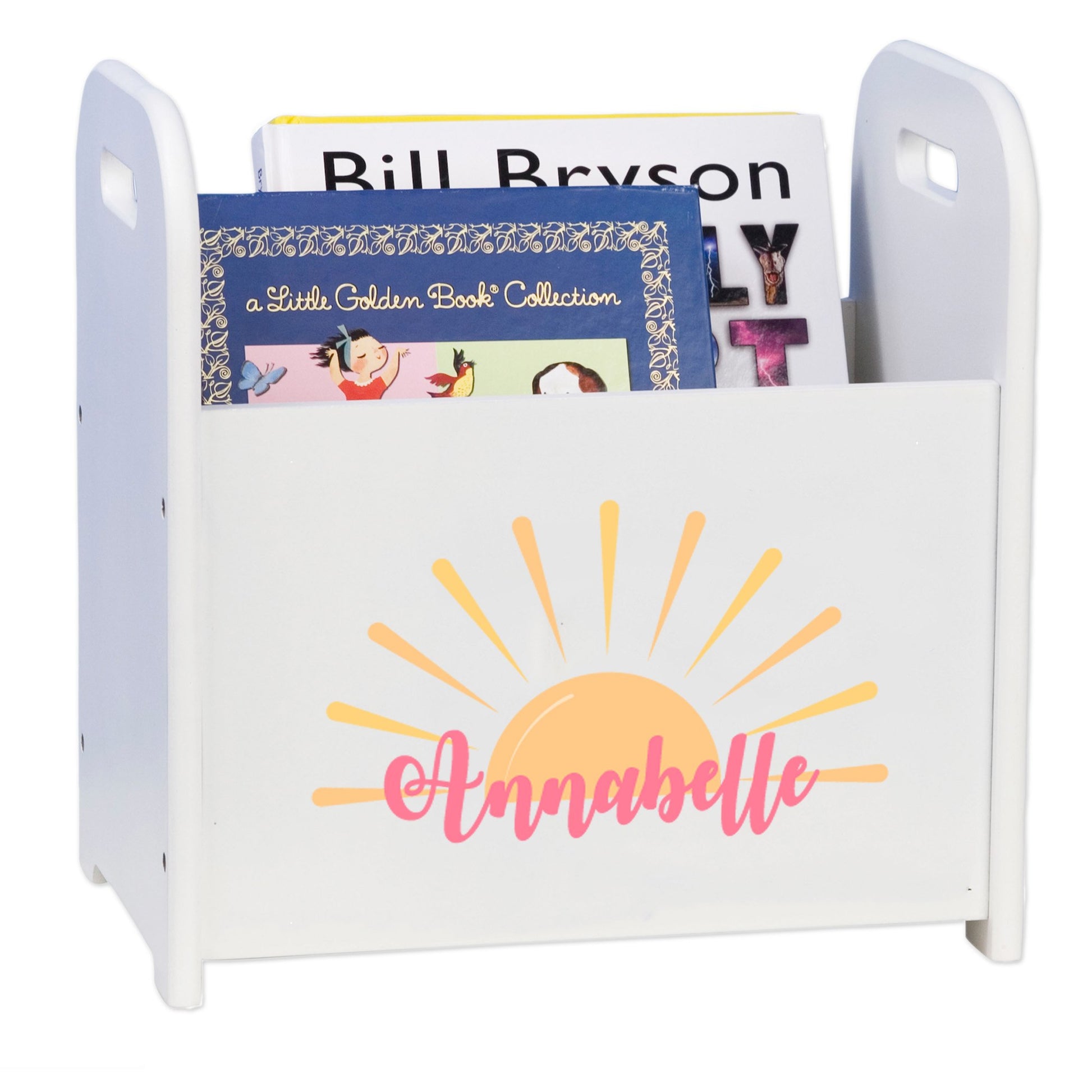 Personalized Book Caddy - Retro Sunburst - MyBambino.com