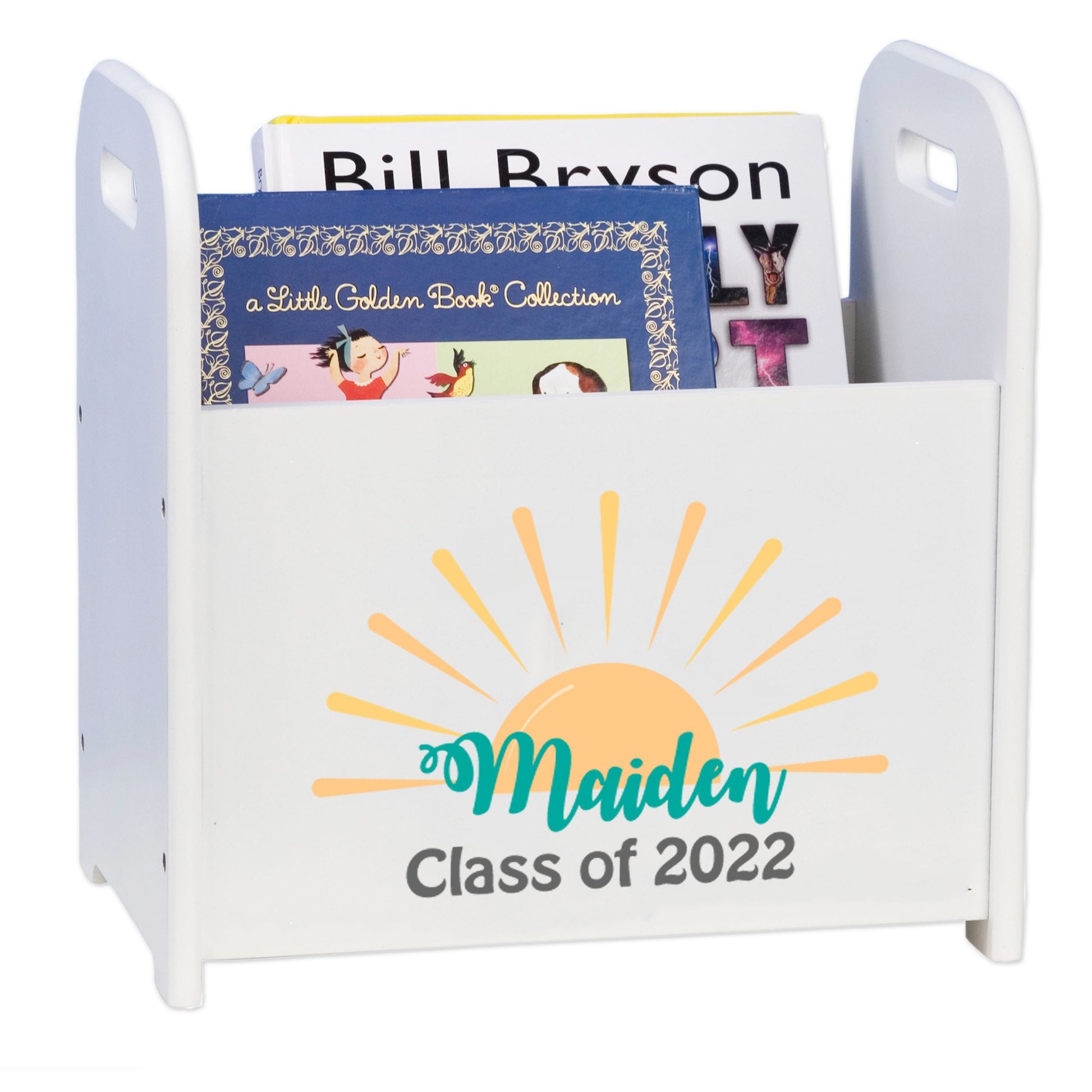 Personalized Book Caddy - Retro Sunburst - MyBambino.com