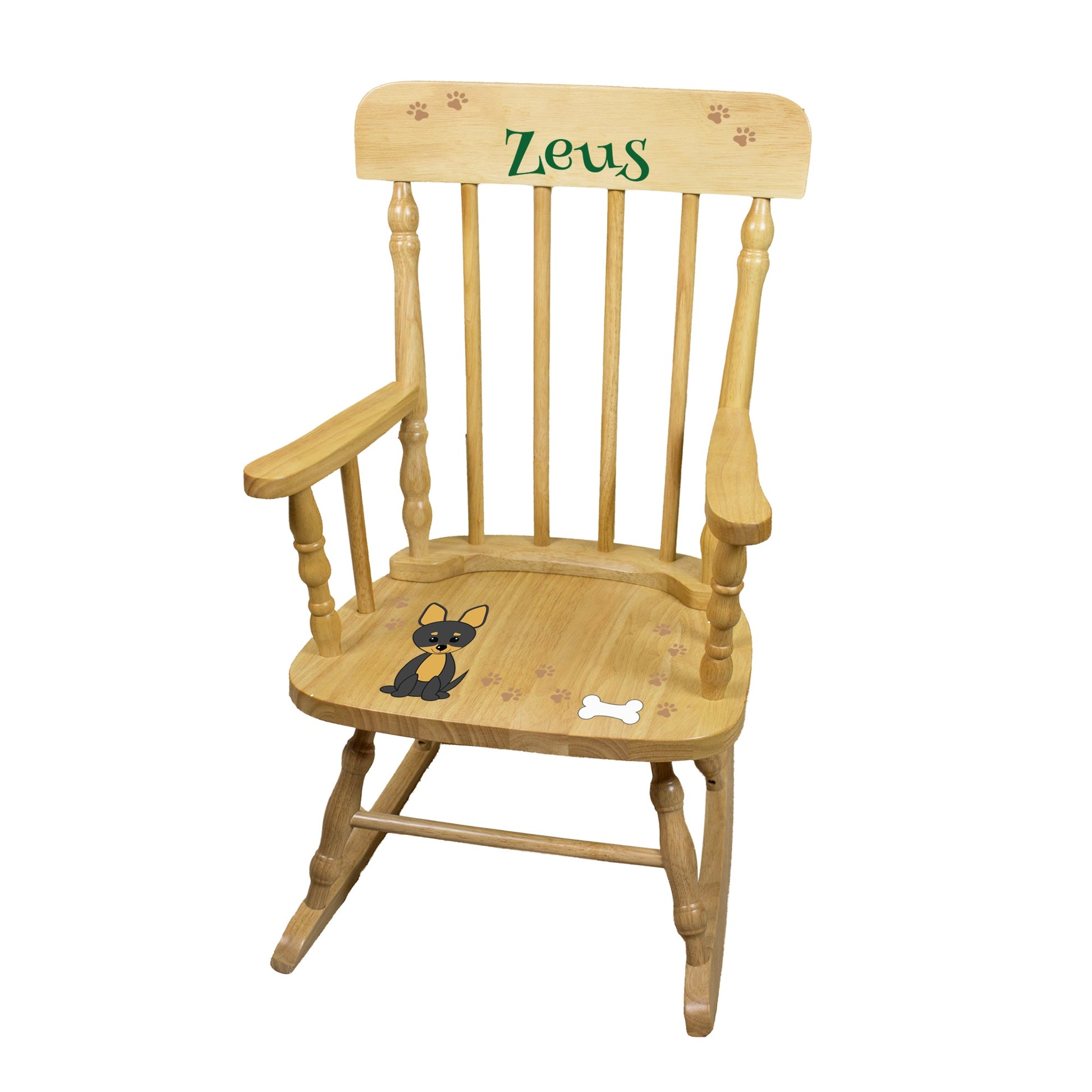 Spindle Rocking Chair - Pet Breed Design - MyBambino.com
