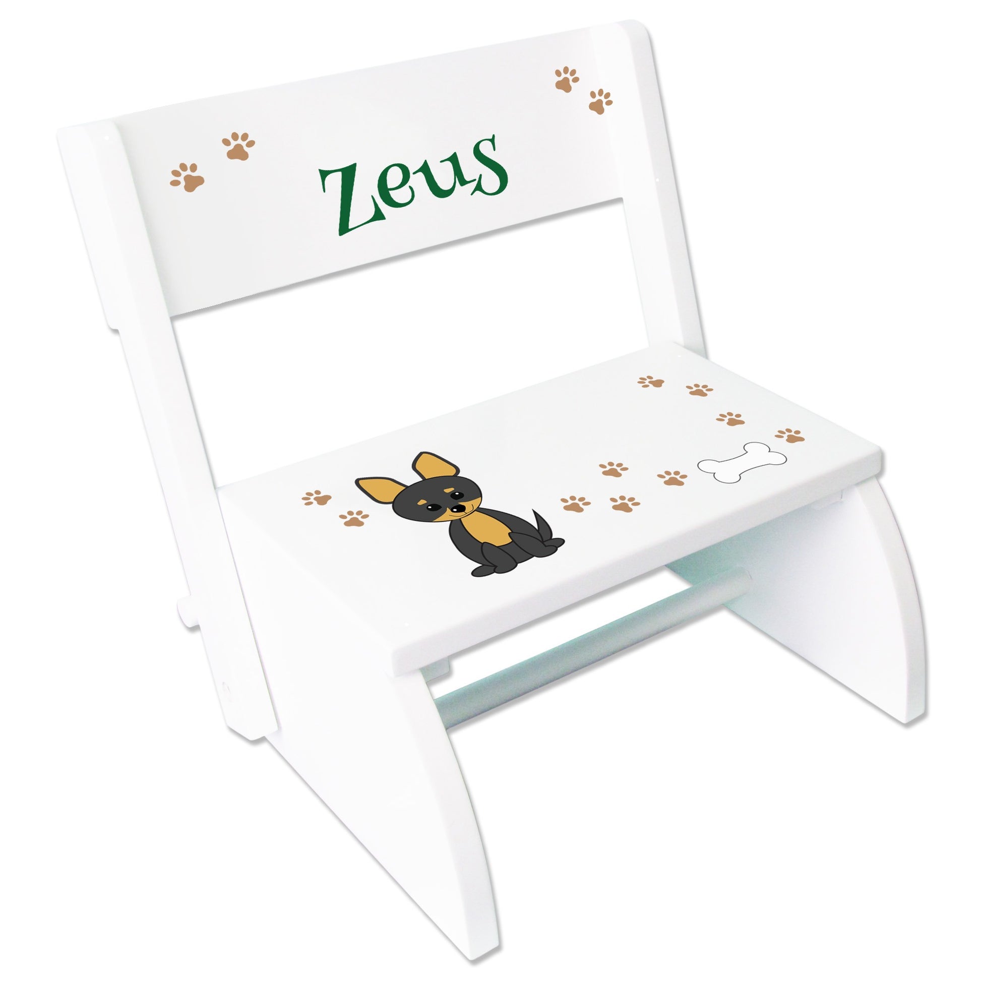 Child's Flip Stool - Custom Pet Breed Design - MyBambino.com