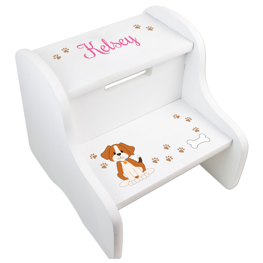 Personalized Two Step Stool – Custom Dog or Cat Breed Design - MyBambino.com