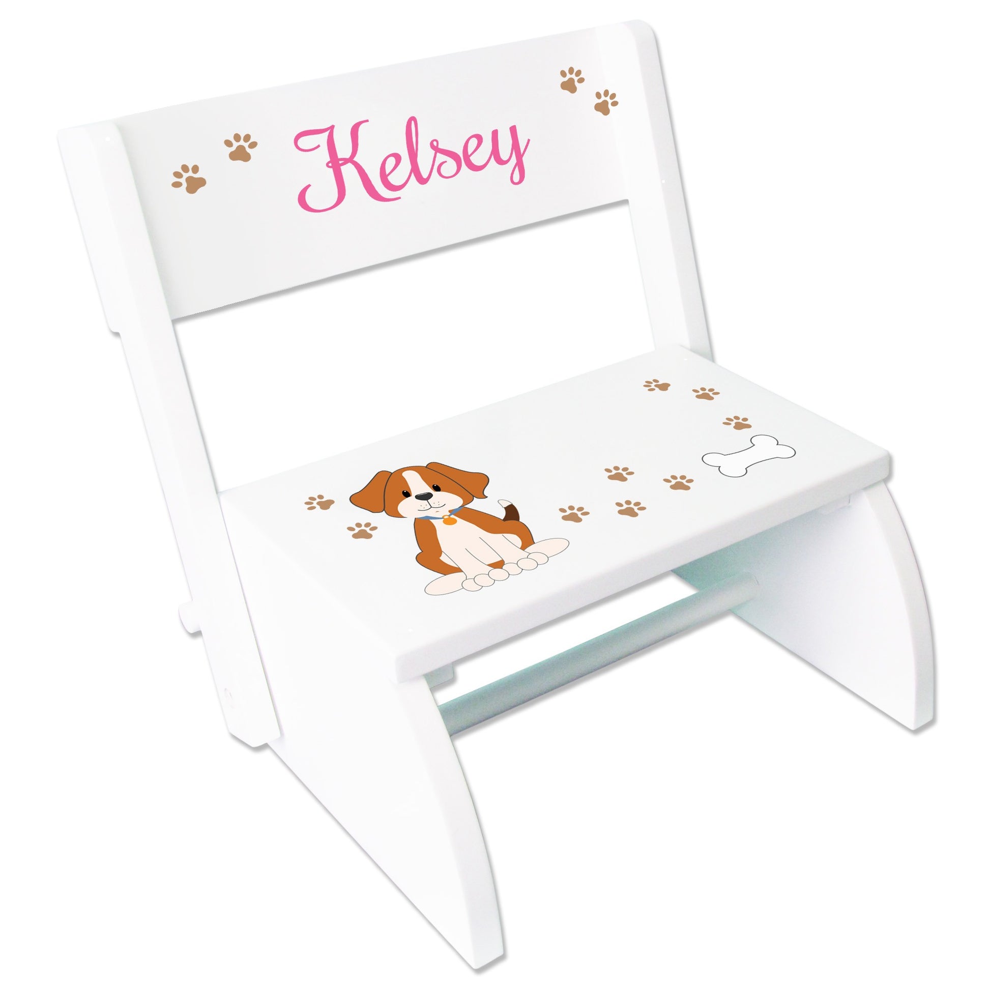 Child's Flip Stool - Custom Pet Breed Design - MyBambino.com