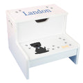 Storage Step Stool - Custom Pet Breed Design - MyBambino.com
