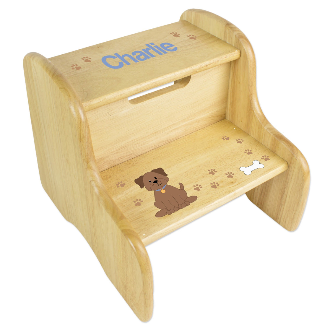 Personalized Two Step Stool – Custom Dog or Cat Breed Design - MyBambino.com