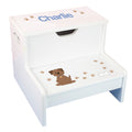 Storage Step Stool - Custom Pet Breed Design - MyBambino.com