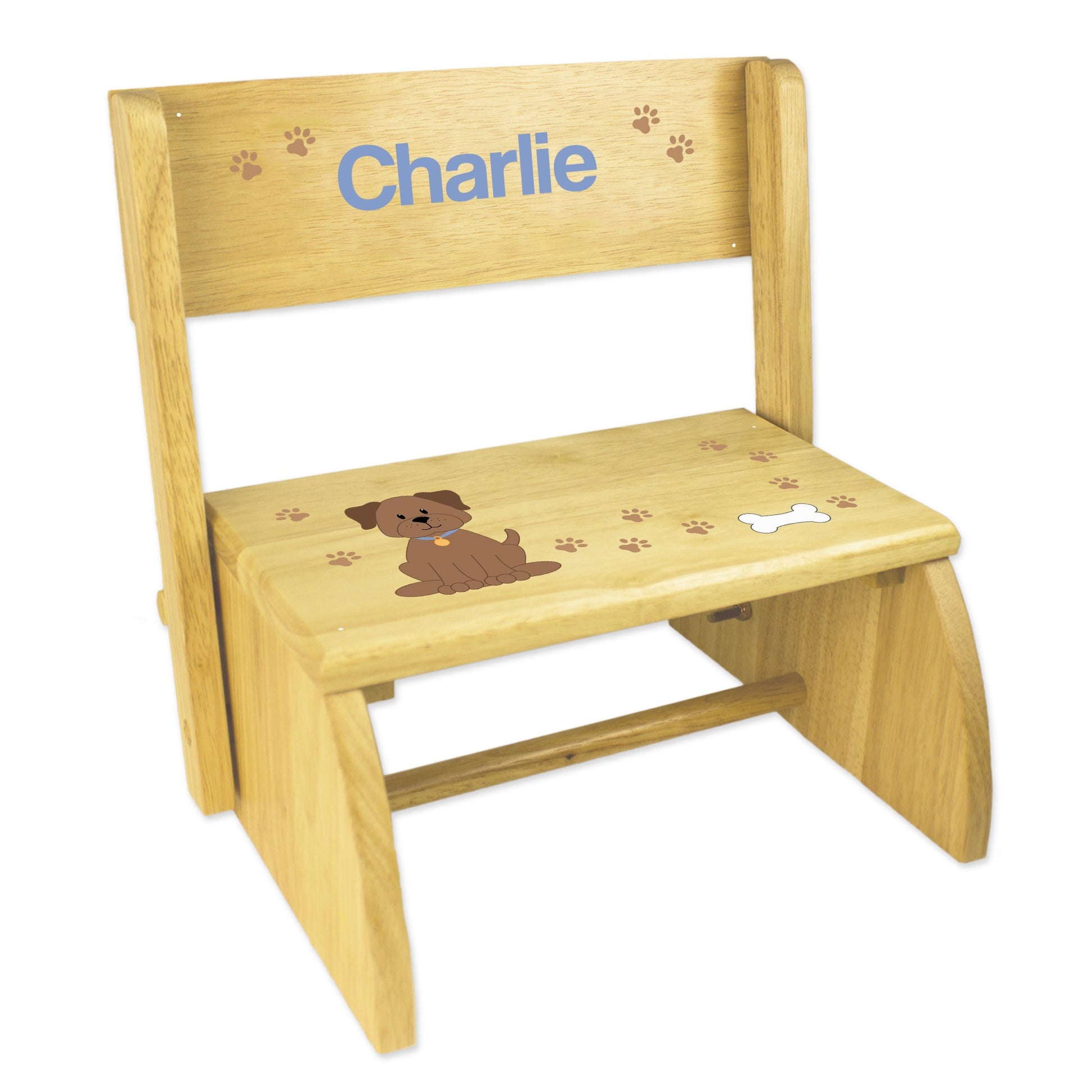 Child's Flip Stool - Custom Pet Breed Design - MyBambino.com