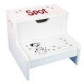 Storage Step Stool - Custom Pet Breed Design - MyBambino.com