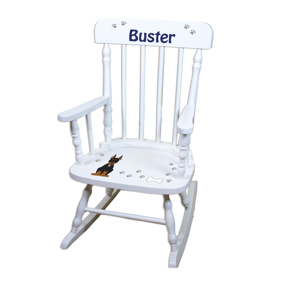 Spindle Rocking Chair - Pet Breed Design - MyBambino.com