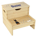 Natural Storage Step Stool - Dog Breed - MyBambino.com