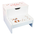 Storage Step Stool - Custom Pet Breed Design - MyBambino.com