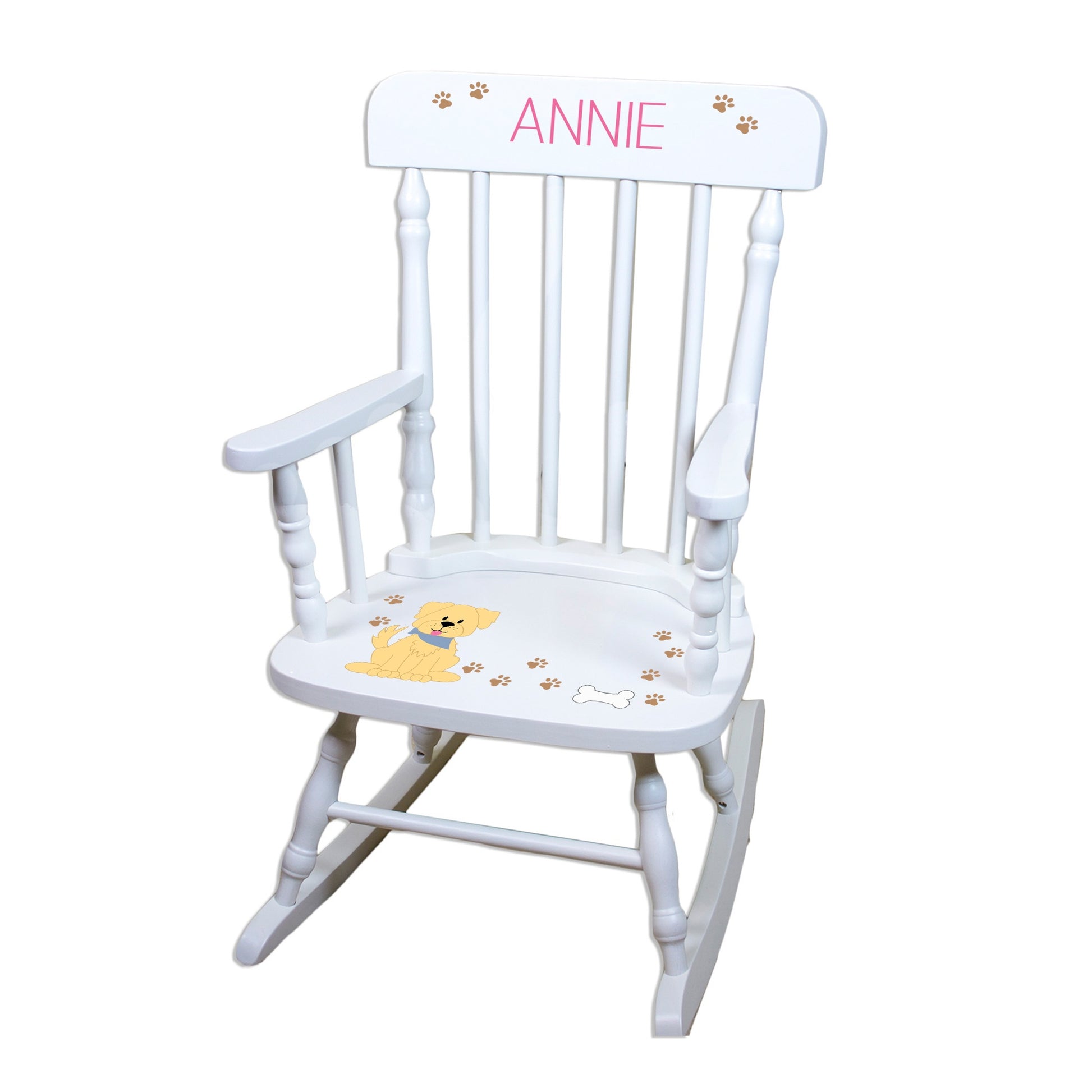 Spindle Rocking Chair - Pet Breed Design - MyBambino.com
