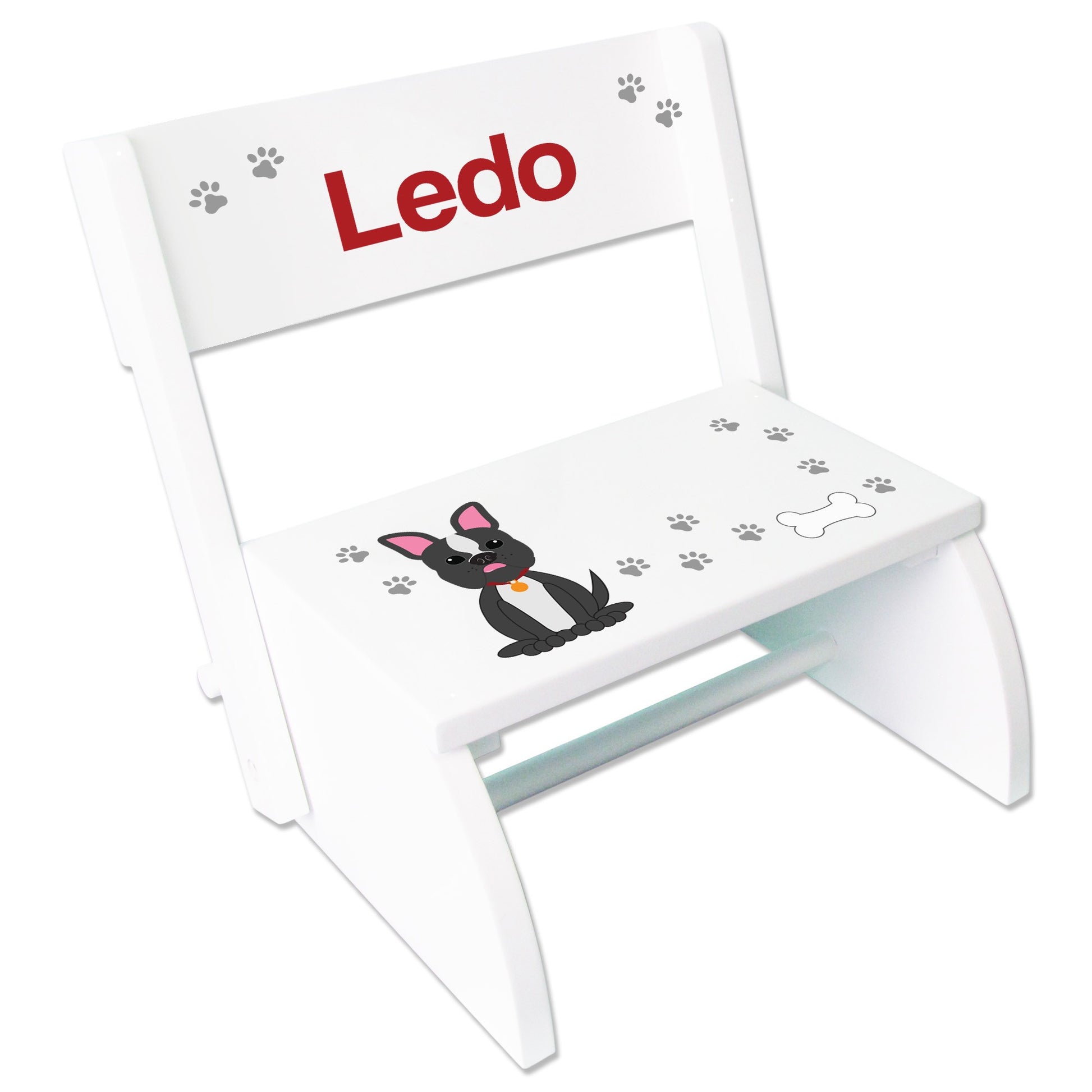 Child's Flip Stool - Custom Pet Breed Design - MyBambino.com