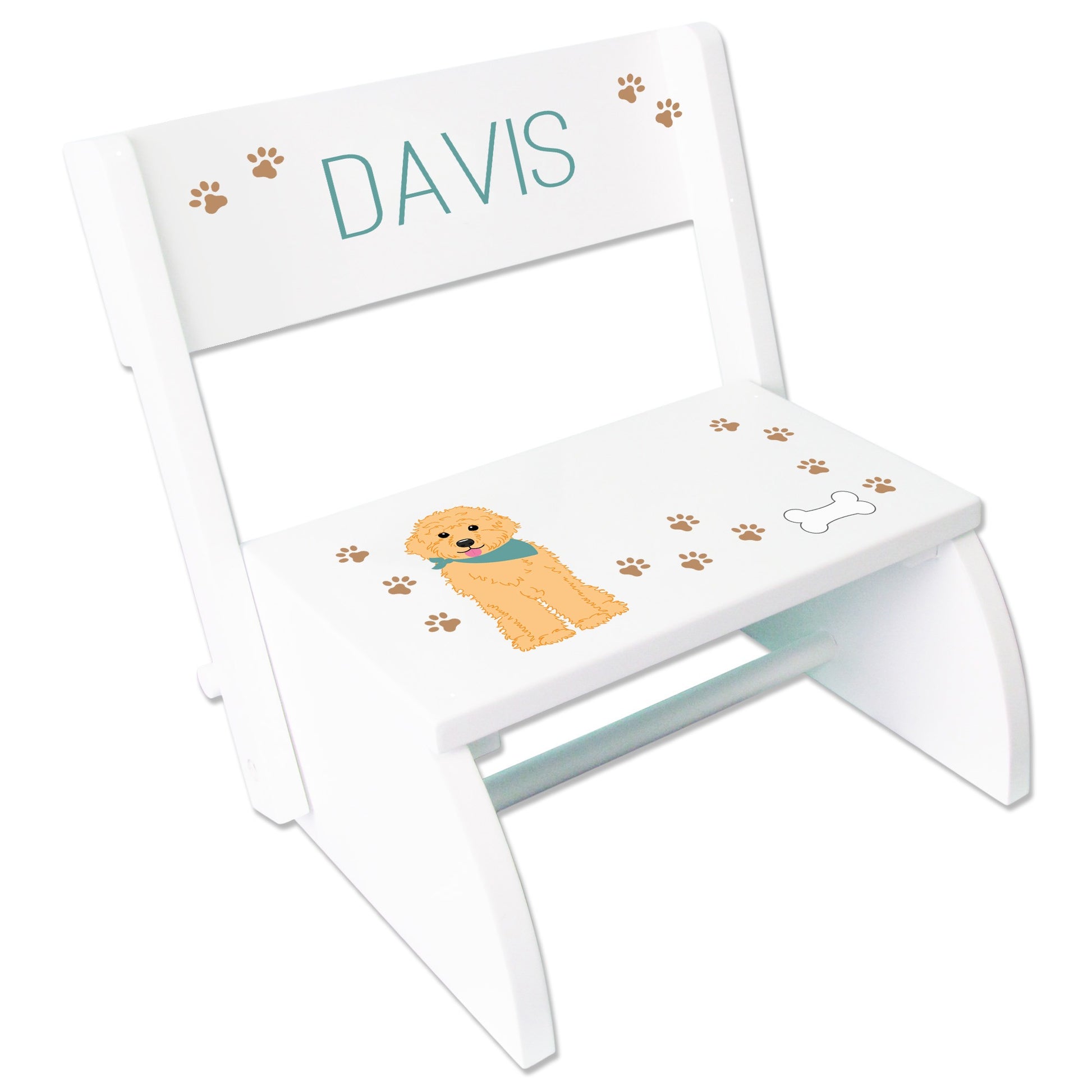 Child's Flip Stool - Custom Pet Breed Design - MyBambino.com
