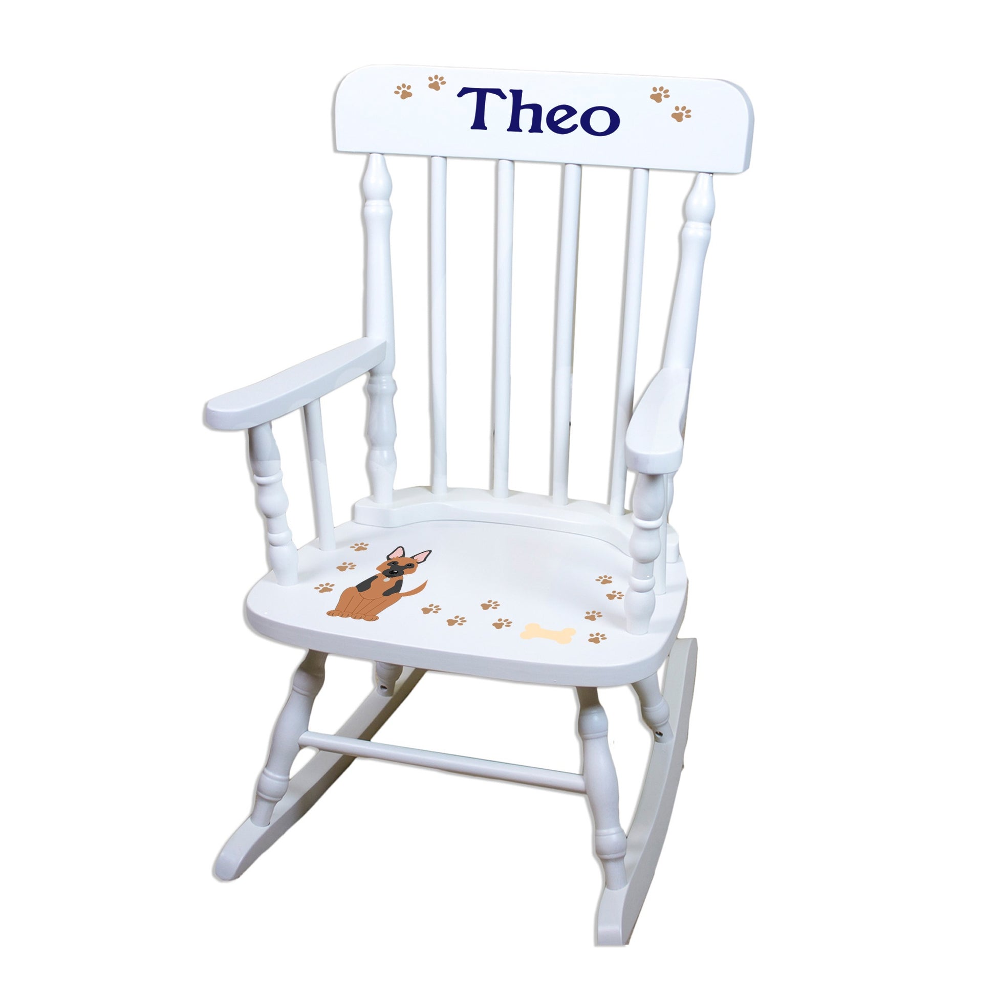 Spindle Rocking Chair - Pet Breed Design - MyBambino.com