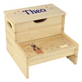 Natural Storage Step Stool - Dog Breed - MyBambino.com