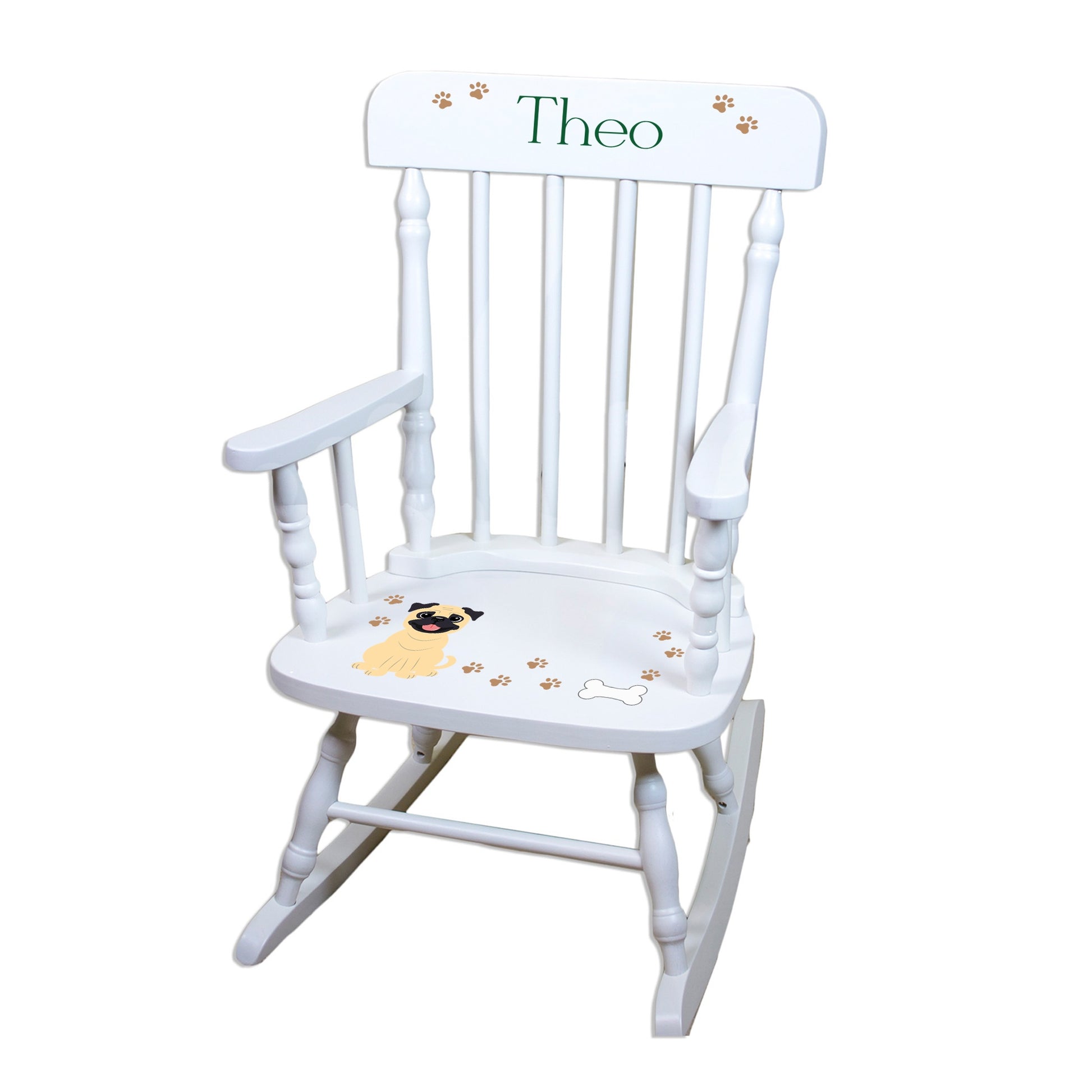 Spindle Rocking Chair - Pet Breed Design - MyBambino.com