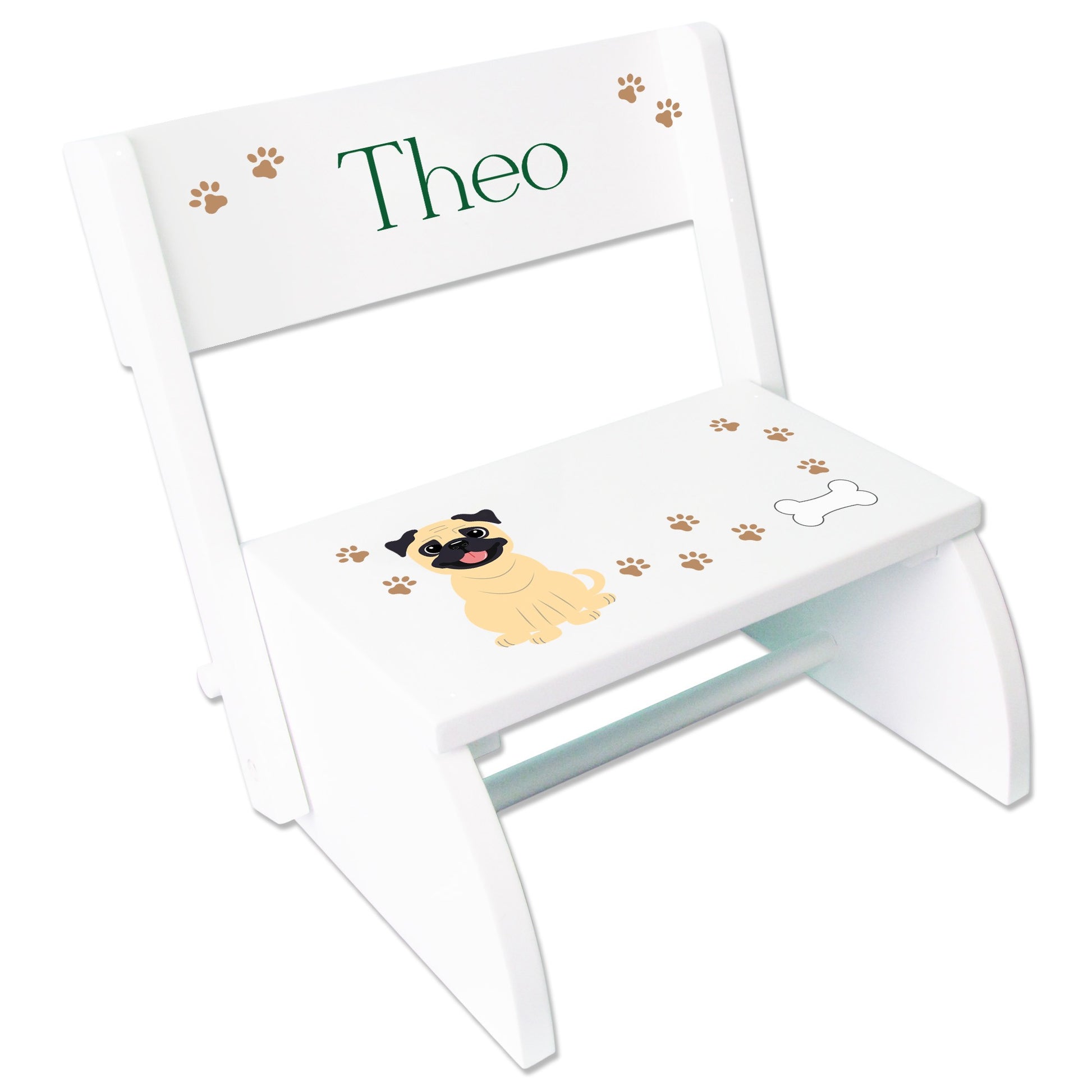 Child's Flip Stool - Custom Pet Breed Design - MyBambino.com