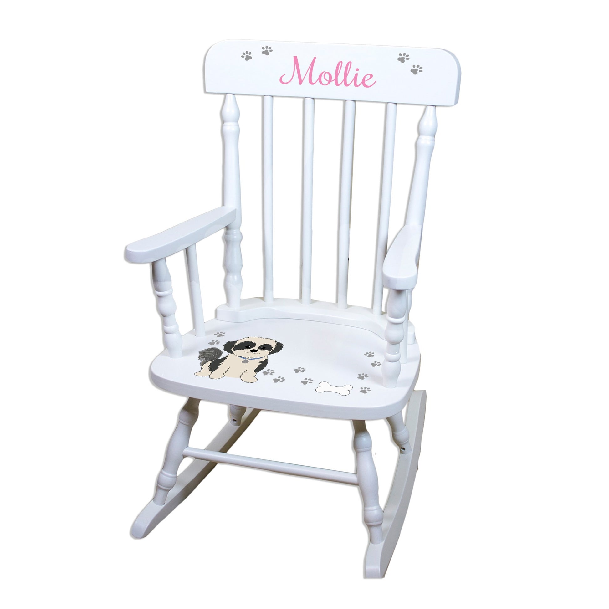 Spindle Rocking Chair - Pet Breed Design - MyBambino.com