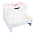 Storage Step Stool - Custom Pet Breed Design - MyBambino.com