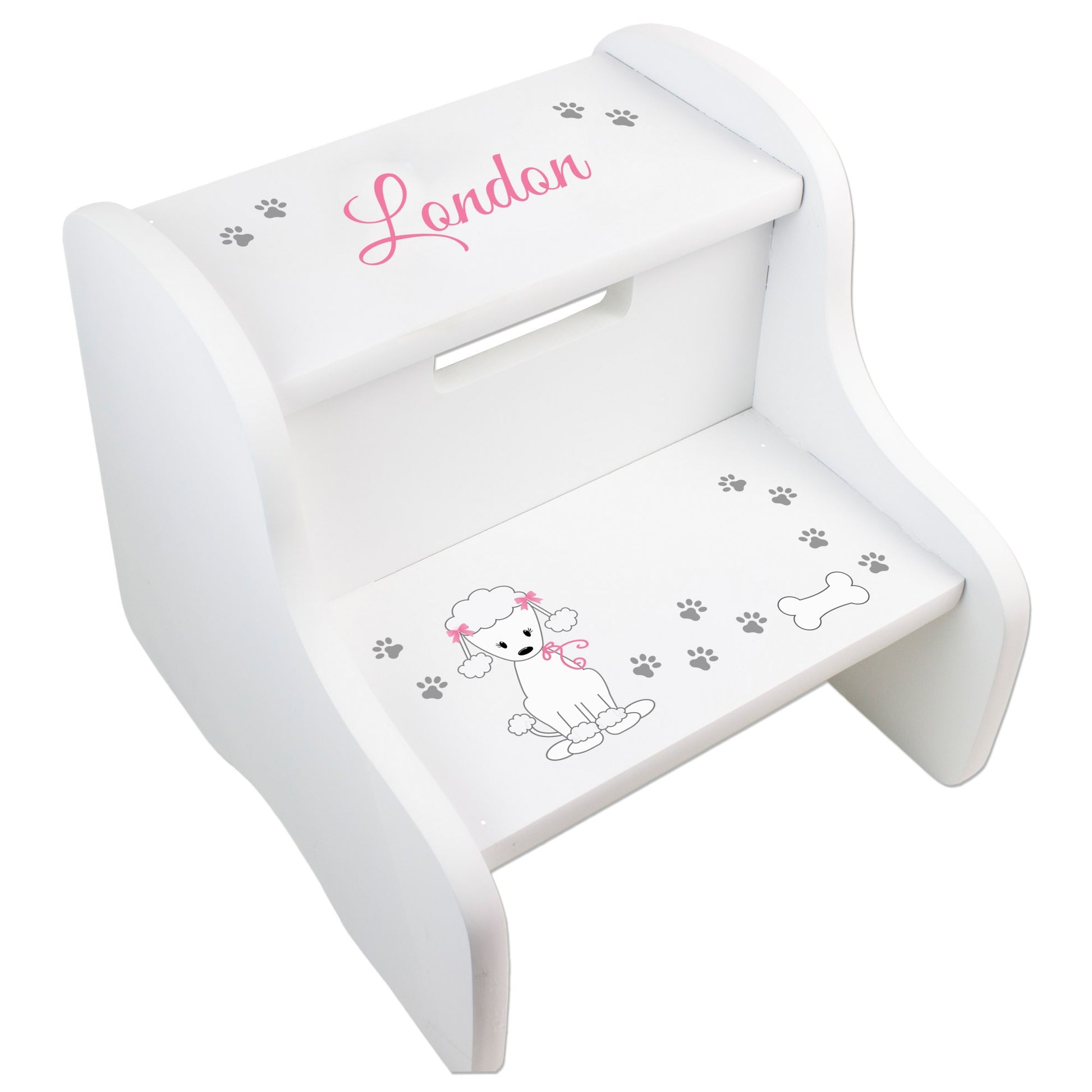 Personalized Two Step Stool – Custom Dog or Cat Breed Design - MyBambino.com
