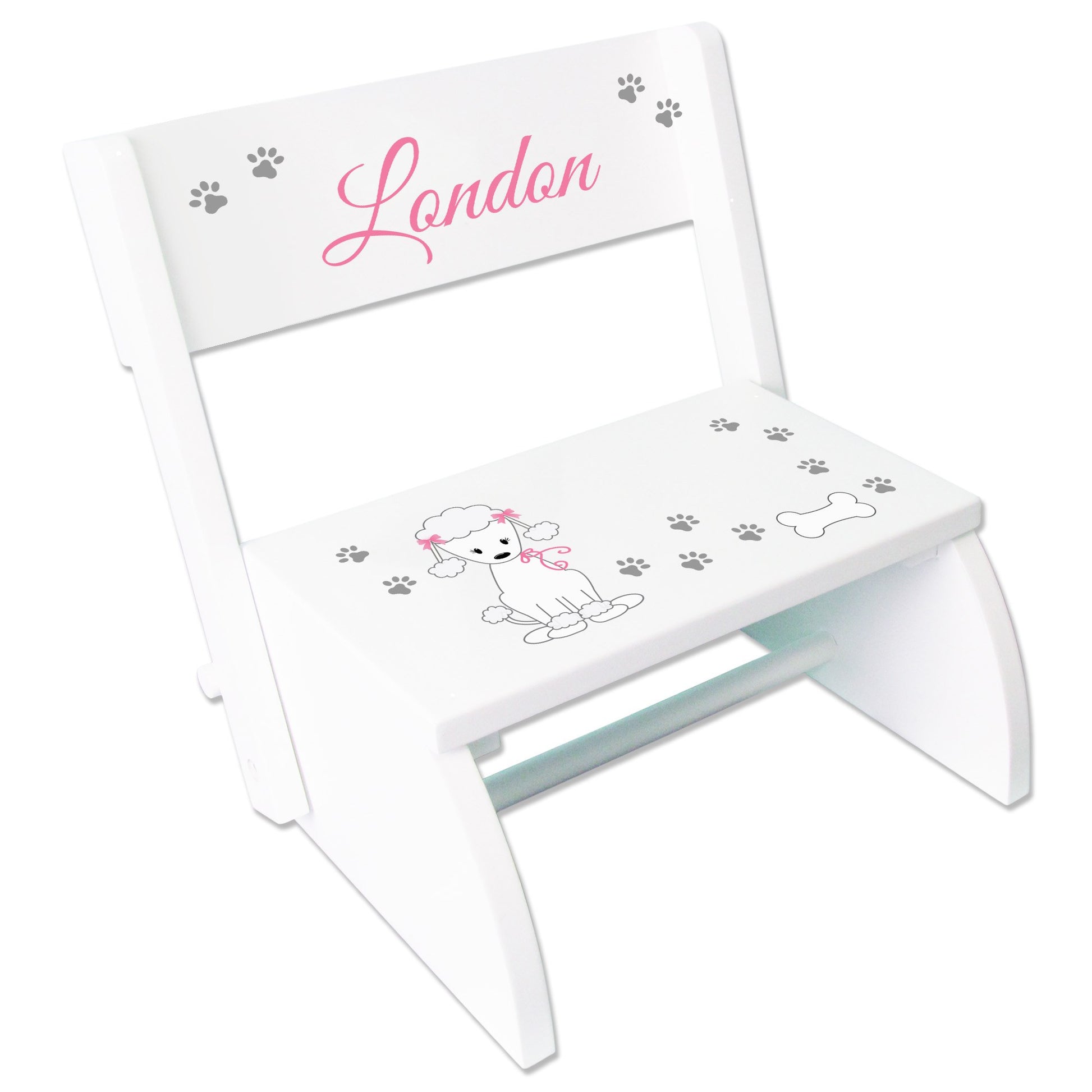 Child's Flip Stool - Custom Pet Breed Design - MyBambino.com
