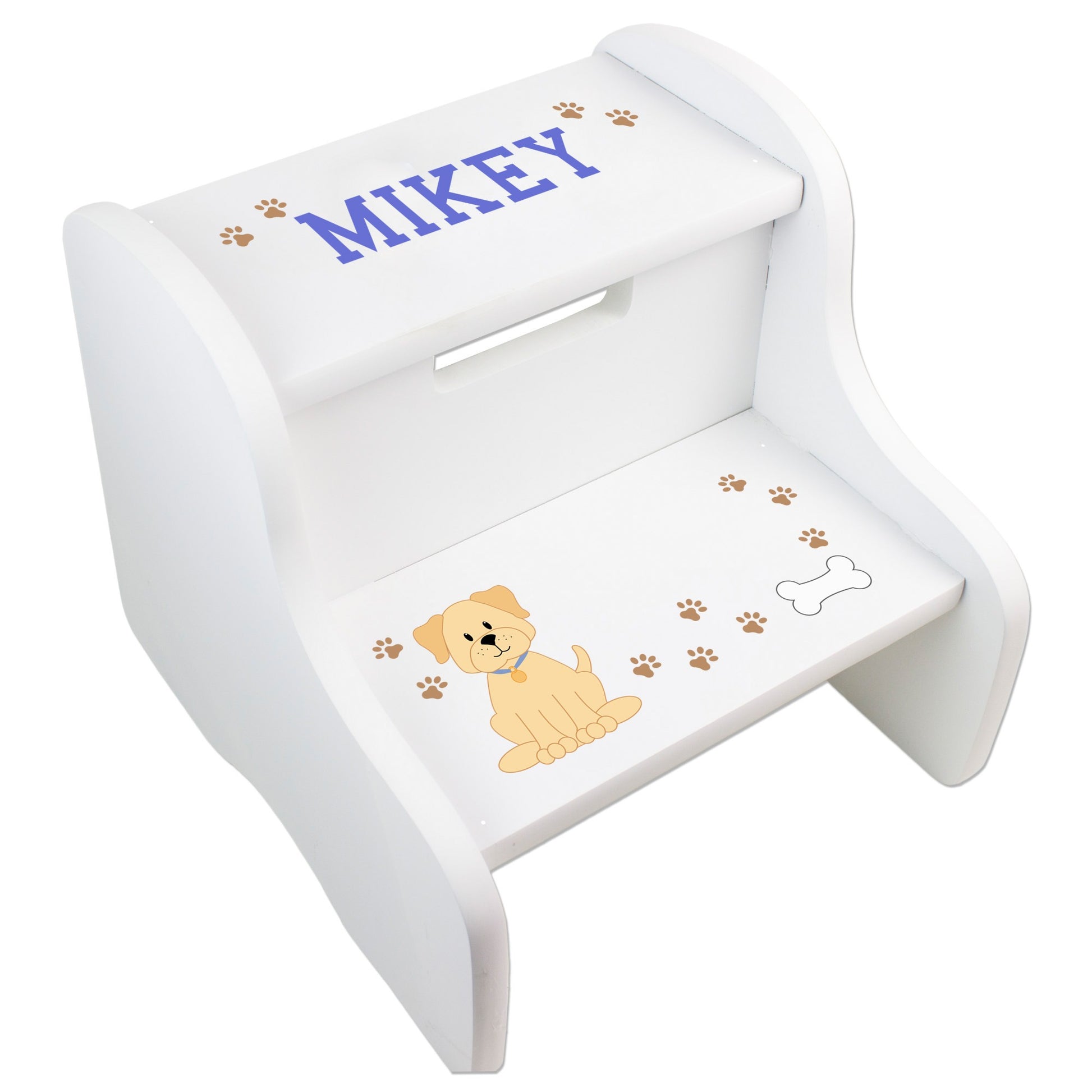 Personalized Two Step Stool – Custom Dog or Cat Breed Design - MyBambino.com