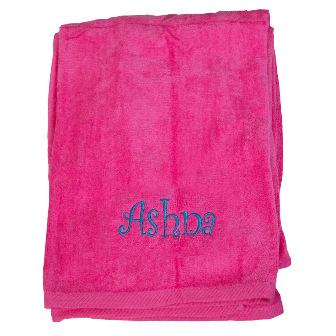 Personalized Beach Towel Pink 