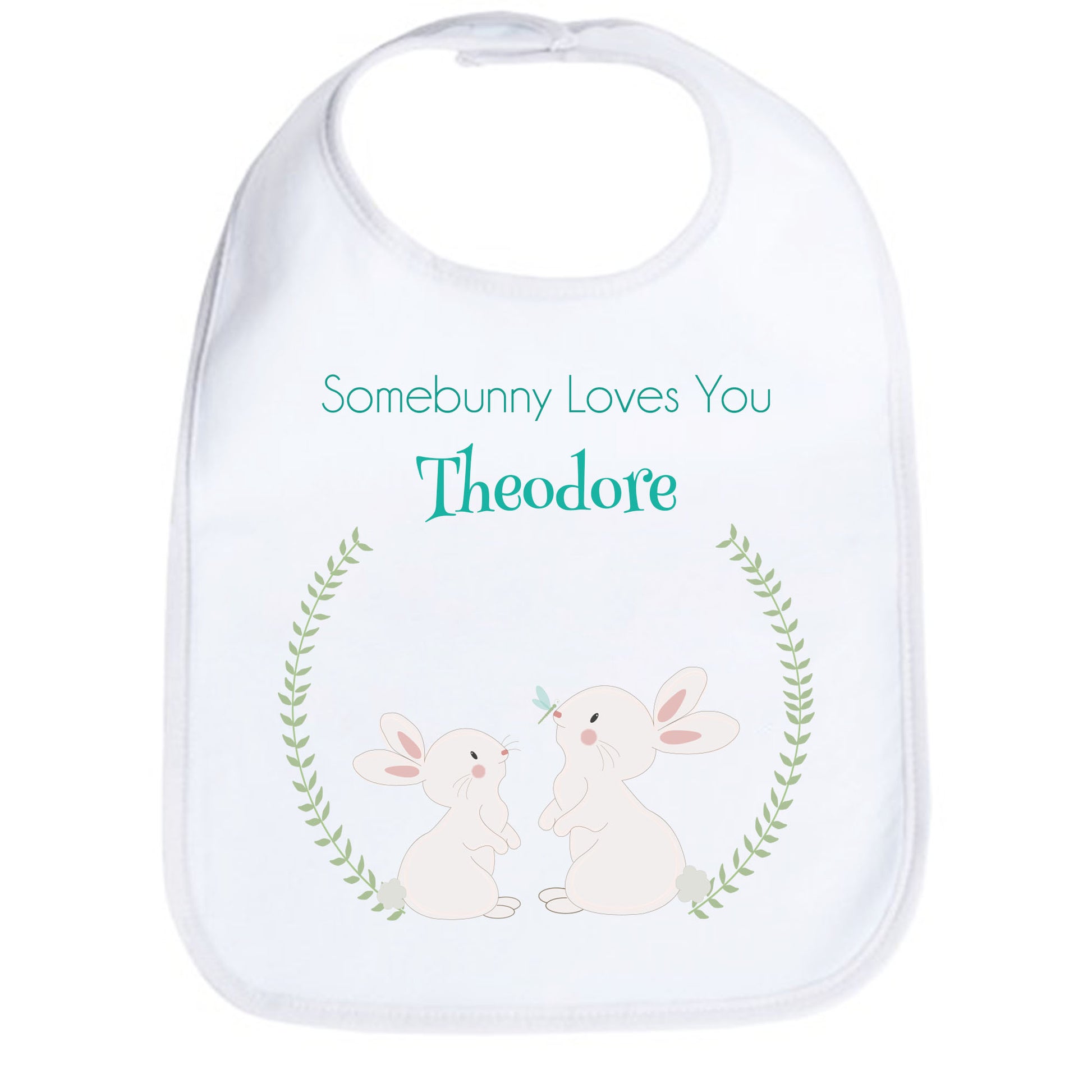 Personalized Classic Bunny Bib - MyBambino.com