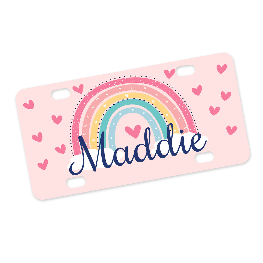 Personalized Boho Rainbow Bike Plate - MyBambino.com