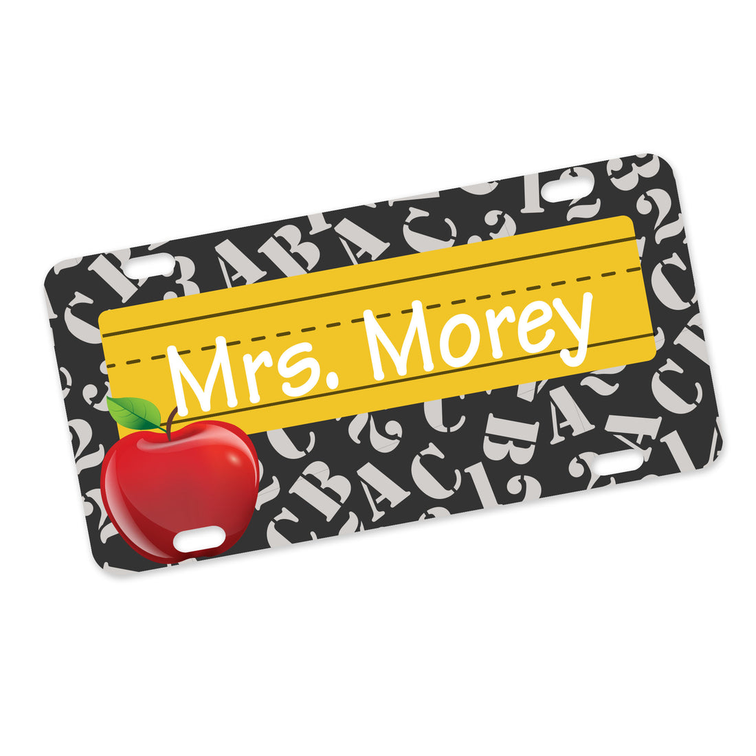 Teacher Bike Plate - MyBambino.com