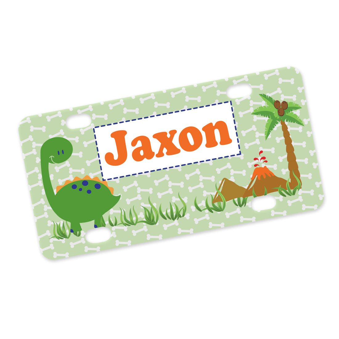 Dinosaur Bones Bike Plate - MyBambino.com