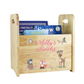 Personalized Wood Book Caddy Pastel Woodland - MyBambino.com